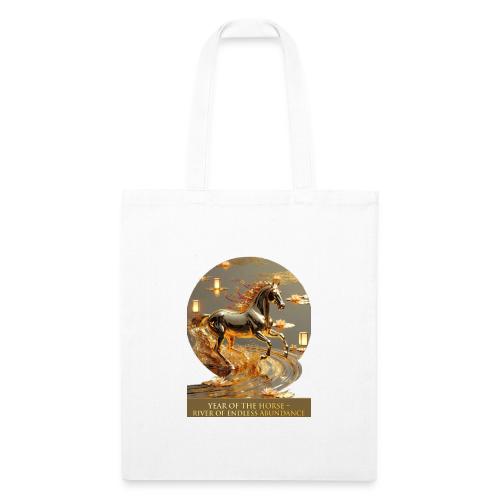 Year of the Horse Abundance T Shirt, Lunar NY Gift - Recycled Tote Bag