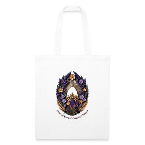 Easter Meadow Crown Renewal T Shirt, Spring Gift - Recycled Tote Bag