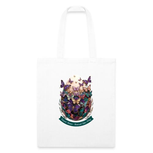 Easter Dawn's Flutter Butterfly T Shirt, Gift - Recycled Tote Bag