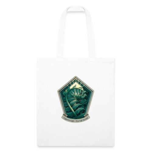 Easter Unfurl in Light Fern T Shirt, Spring Gift - Recycled Tote Bag