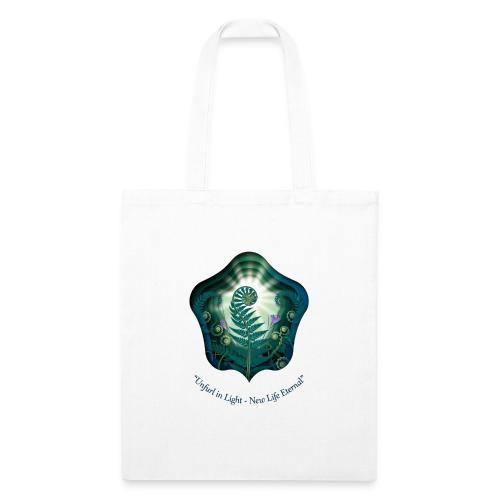 Easter Unfurl in Light Resurrection T Shirt, Gift - Recycled Tote Bag