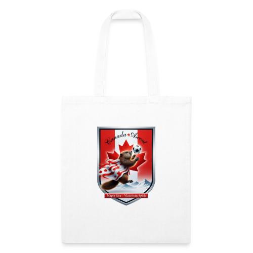 Canada Beaver Ascent T-Shirt, Canadian Pride Gift - Recycled Tote Bag
