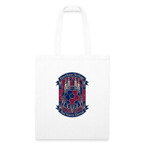 Barcelona Red Heritage T Shirt, Barsa fan Gift - Recycled Tote Bag