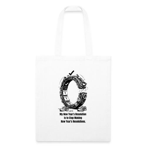 The Resolution Loop - Sarcastic New Year's T-Shirt - Recycled Tote Bag