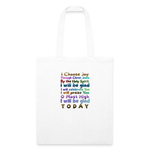 I will be glad 1 - Recycled Tote Bag