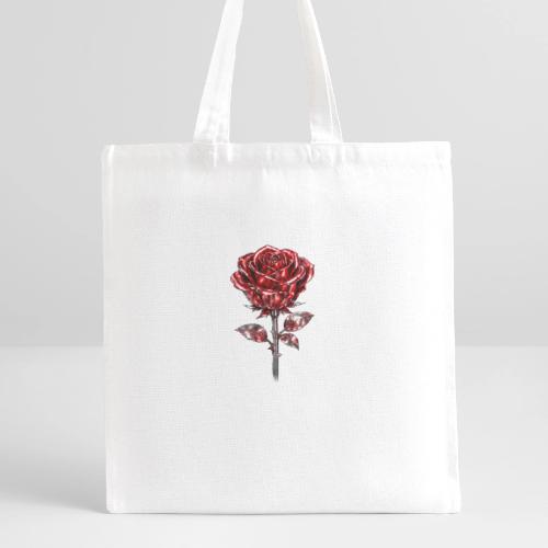 Silver Rose - Recycled Tote Bag