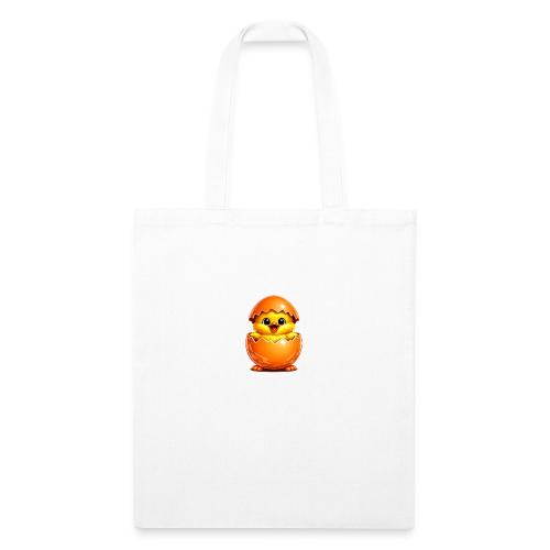 Easter Chick Orange - Recycled Tote Bag