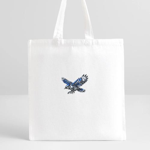 Silver Blue Jay Dive - Recycled Tote Bag