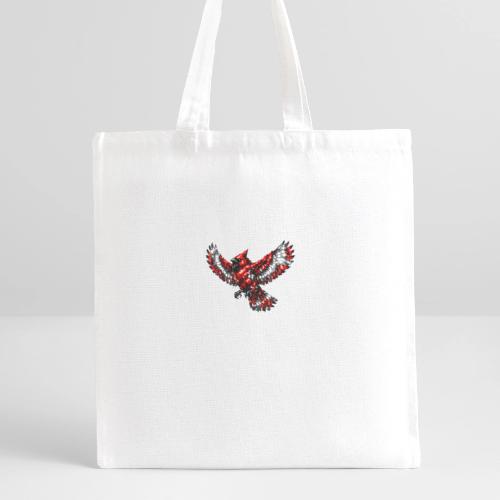 Silver Cardinal in Flight - Recycled Tote Bag