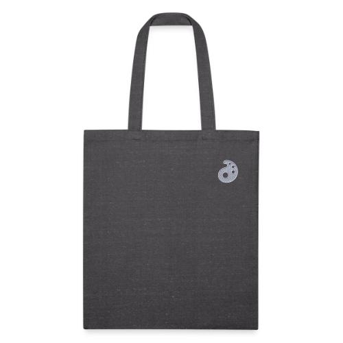 White Embroidered Palette - Recycled Tote Bag