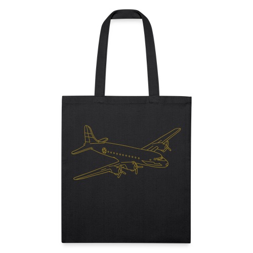Airplane - Recycled Tote Bag