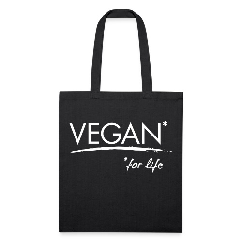 VEGAN for life - vector - Recycled Tote Bag