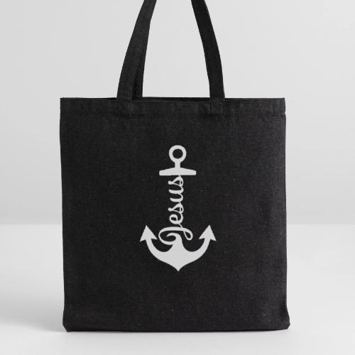 Jesus: The Anchor of Salvation - Recycled Tote Bag