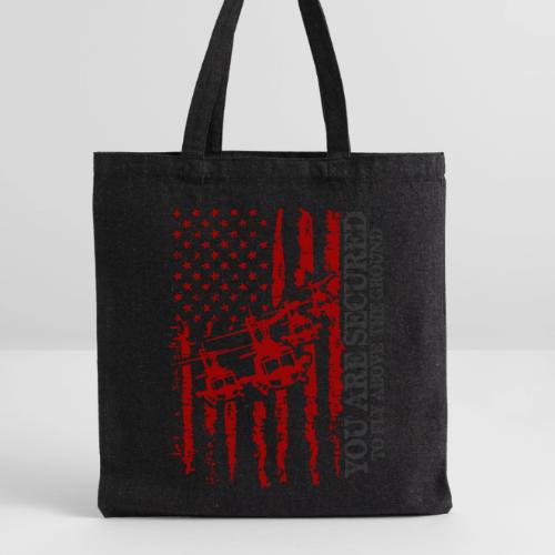 You are Secured To Fly Above The Ground - Recycled Tote Bag
