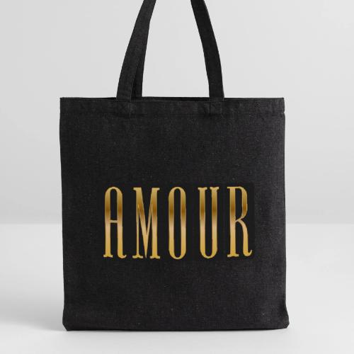 Golden Love - Recycled Tote Bag