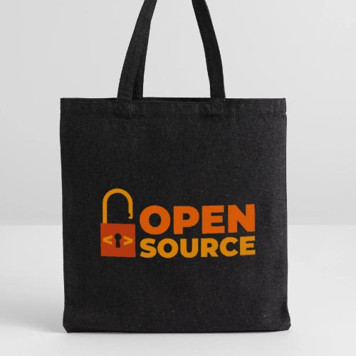 Open Source: Code is Freedom - Recycled Tote Bag