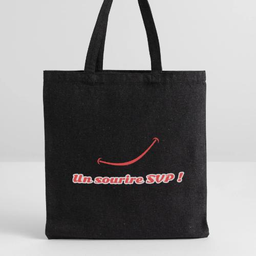 A smile, please! - Recycled Tote Bag
