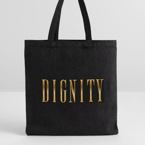 Golden Dignity - Recycled Tote Bag