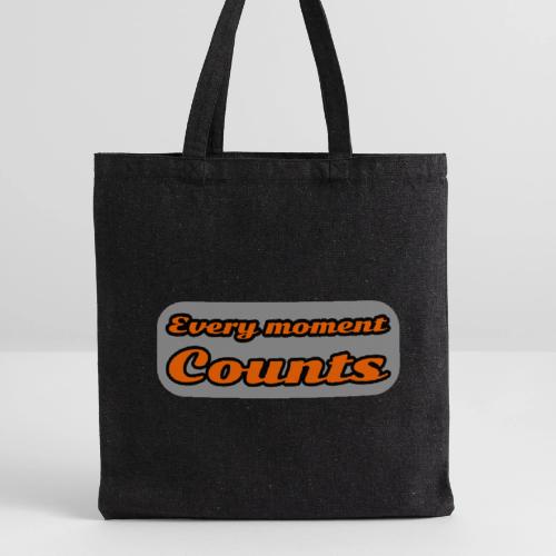 Every moment counts - Recycled Tote Bag