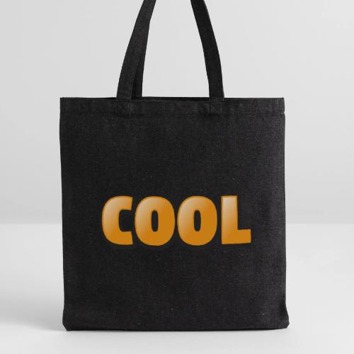 Cool 3D Word Design – Bold Chill Style - Recycled Tote Bag