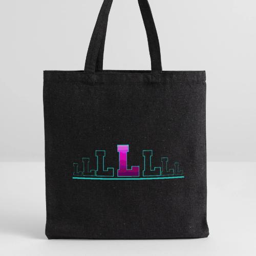 Letter L – Capital Varsity Alphabet Monogram - Recycled Tote Bag