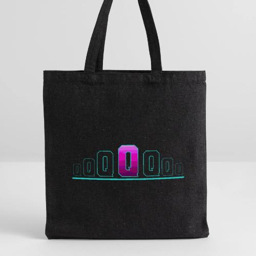 Letter Q – Capital Varsity Alphabet Monogram - Recycled Tote Bag