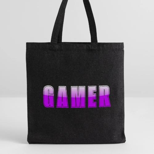 Gamer Purple Glossy Collegiate Design - Recycled Tote Bag