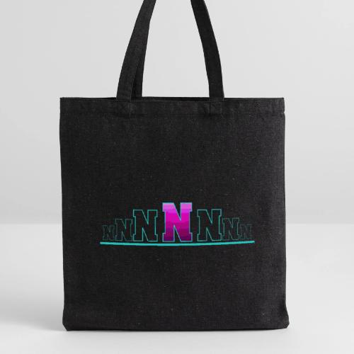 Letter N – Capital Varsity Alphabet Monogram - Recycled Tote Bag