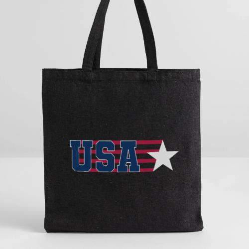 Star Stripe USA - Recycled Tote Bag