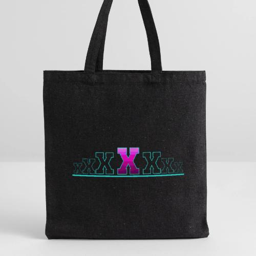 Letter X – Capital Varsity Alphabet Monogram - Recycled Tote Bag