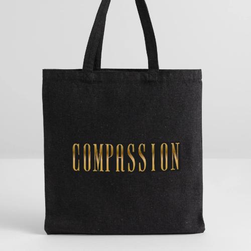 Golden Compassion - Recycled Tote Bag