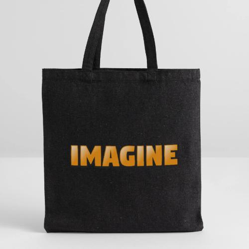 Imagine Word Art – Creative Gradient Design - Recycled Tote Bag