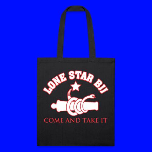 LONE STAR BRAZILIAN JIU-JITSU - Red and white - Recycled Tote Bag