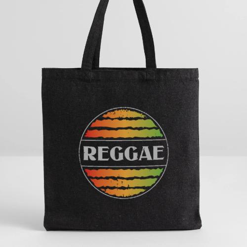 Reggae celebration vibrant rasta music design - Recycled Tote Bag