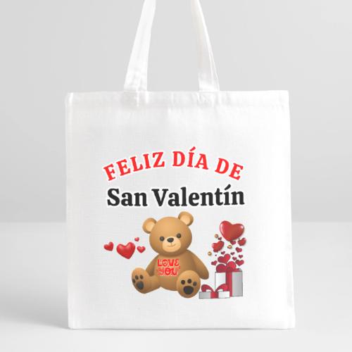 Valentine's Day Celebration Bears Love Hearts. - Recycled Tote Bag