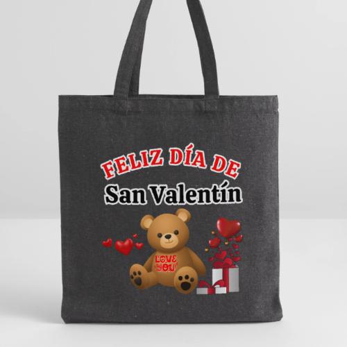 Valentine's Day Celebration Bears Love Hearts. - Recycled Tote Bag