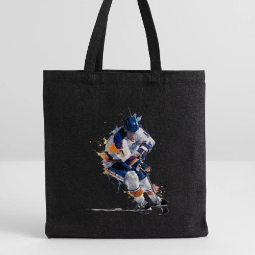 Hockey: Icy Streaks - Recycled Tote Bag