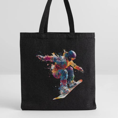 Snowboarding: Frozen Flight - Recycled Tote Bag