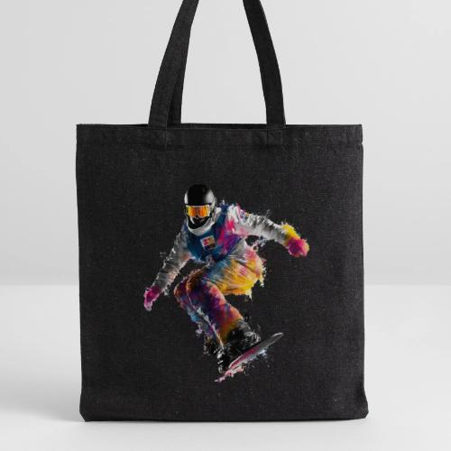 Snowboarding: Frozen Palette - Recycled Tote Bag