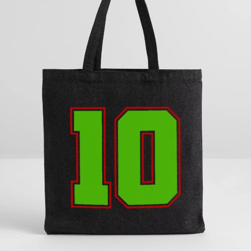 The Magic Number 10 - Recycled Tote Bag
