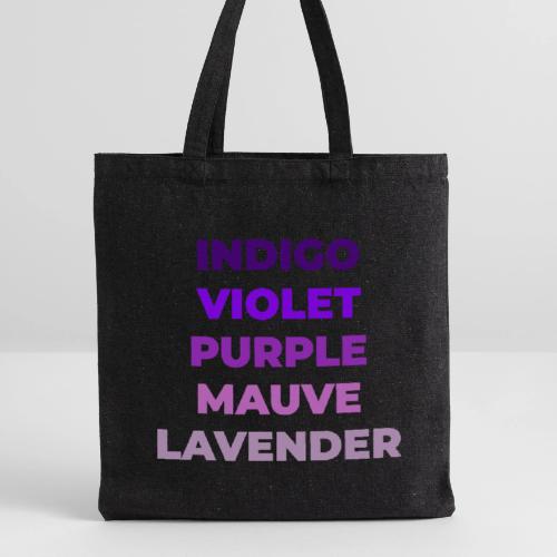 Shades of Purple - Recycled Tote Bag