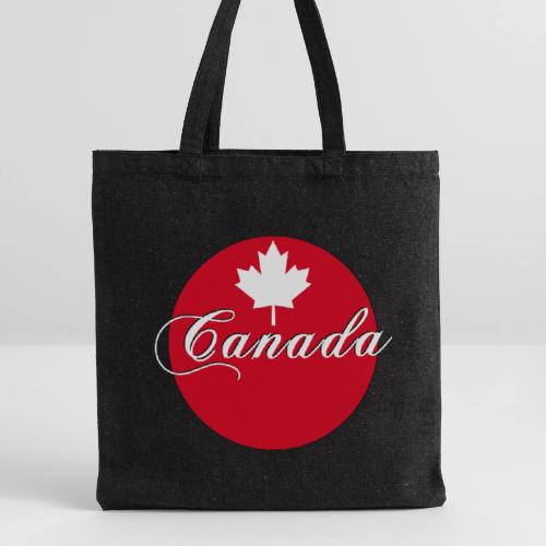 Canada in red and white - Recycled Tote Bag