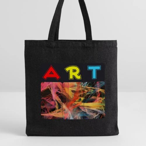 Chaotic Threads of Art - Recycled Tote Bag