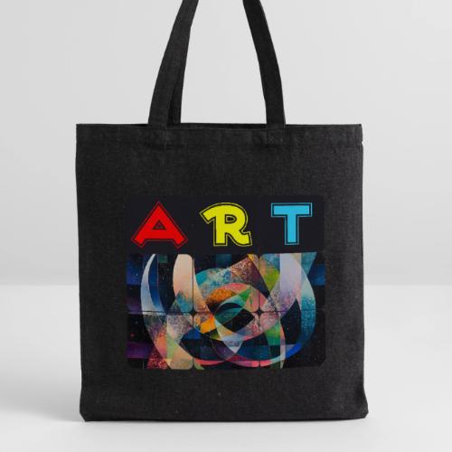 Art of Stripes and Shades - Recycled Tote Bag