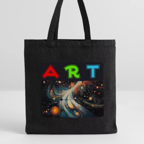 Swirls of Colorful Art - Recycled Tote Bag