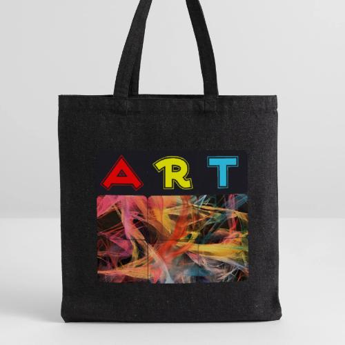 Chaotic Threads of Art - Recycled Tote Bag