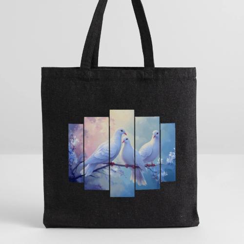 Symbols of Peace and Serenity - Recycled Tote Bag