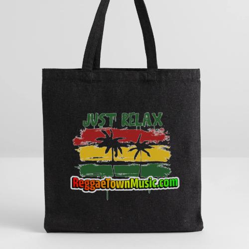 Just relax reggae rasta tropical sunset - Tote bag en coton bio et polyester recyclé