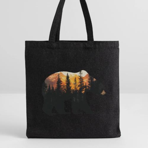 Bear: Sunset Guardian - Recycled Tote Bag