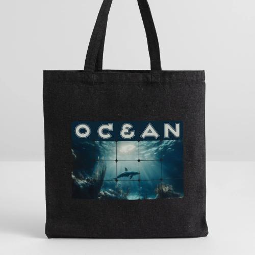 Ocean: Dolphin’s Serenity - Recycled Tote Bag